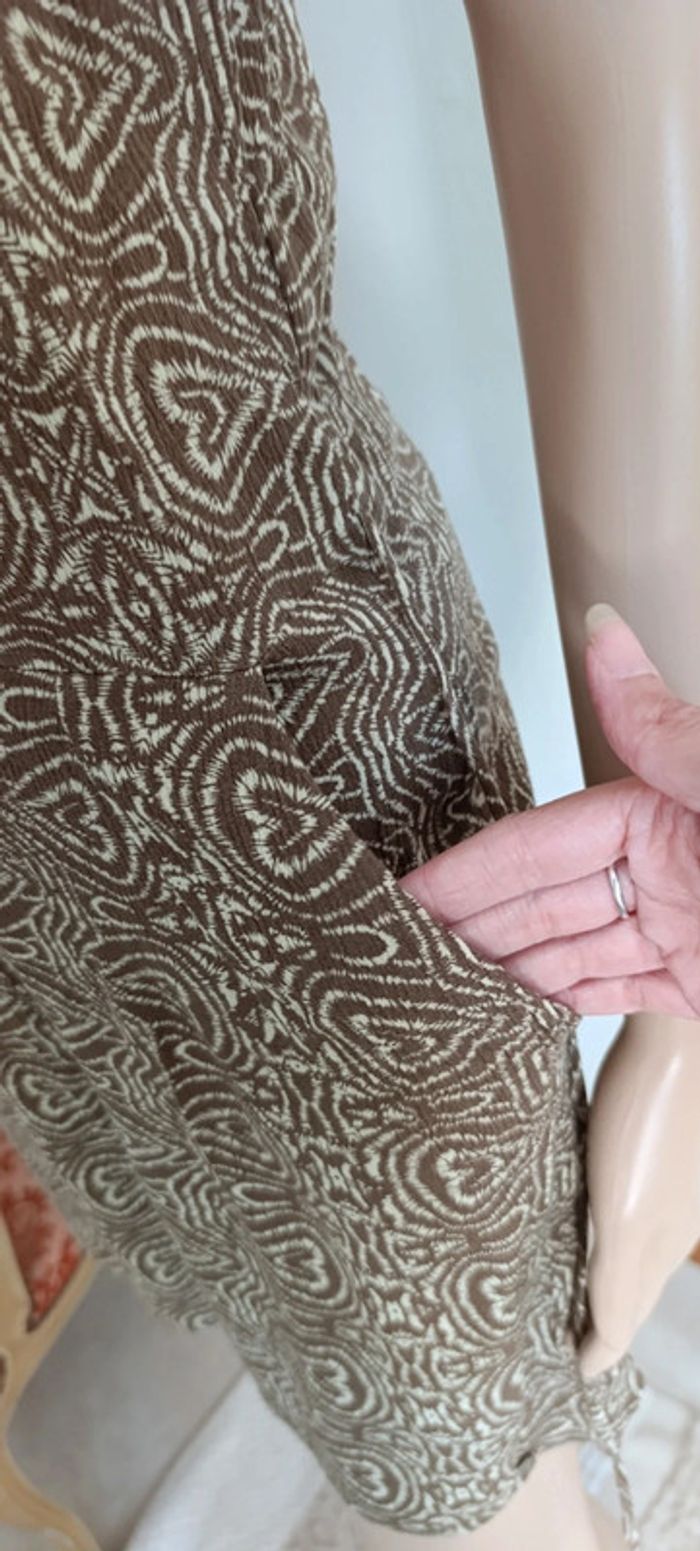 Combishort LPB beige marron taille L - photo numéro 4