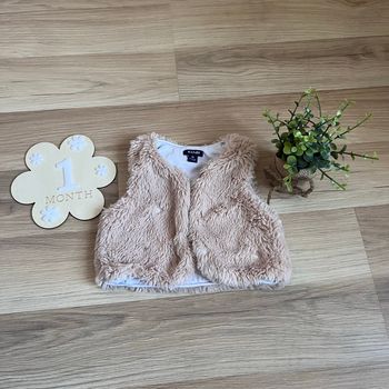 Gilet sans manches fourrure 