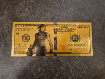 Billet OR à collectionner Le soldat de L'hiver Marvel