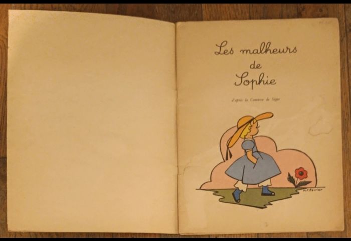 Rare ancien livre jeunesse illustré Les malheurs de Sophie vintage - photo numéro 2