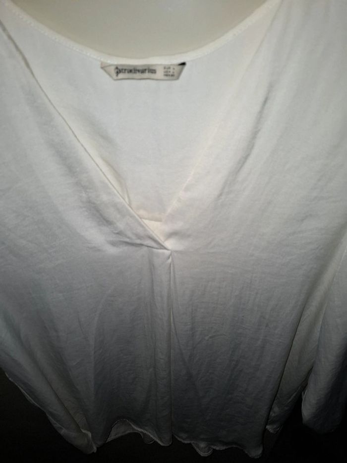 Stradivarius blouse crème 38.40 - photo numéro 3
