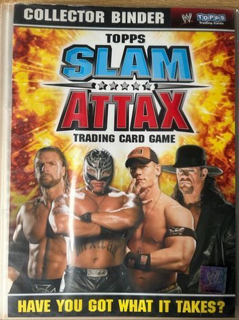 Classeur cartes  WWE  Slam Attax 2008