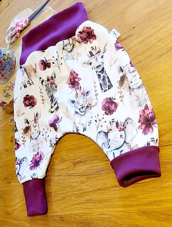 Sarouel savane violet 24mois - photo numéro 4