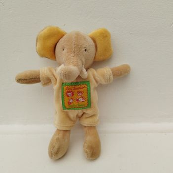 Doudou éléphant - collection les Loustics