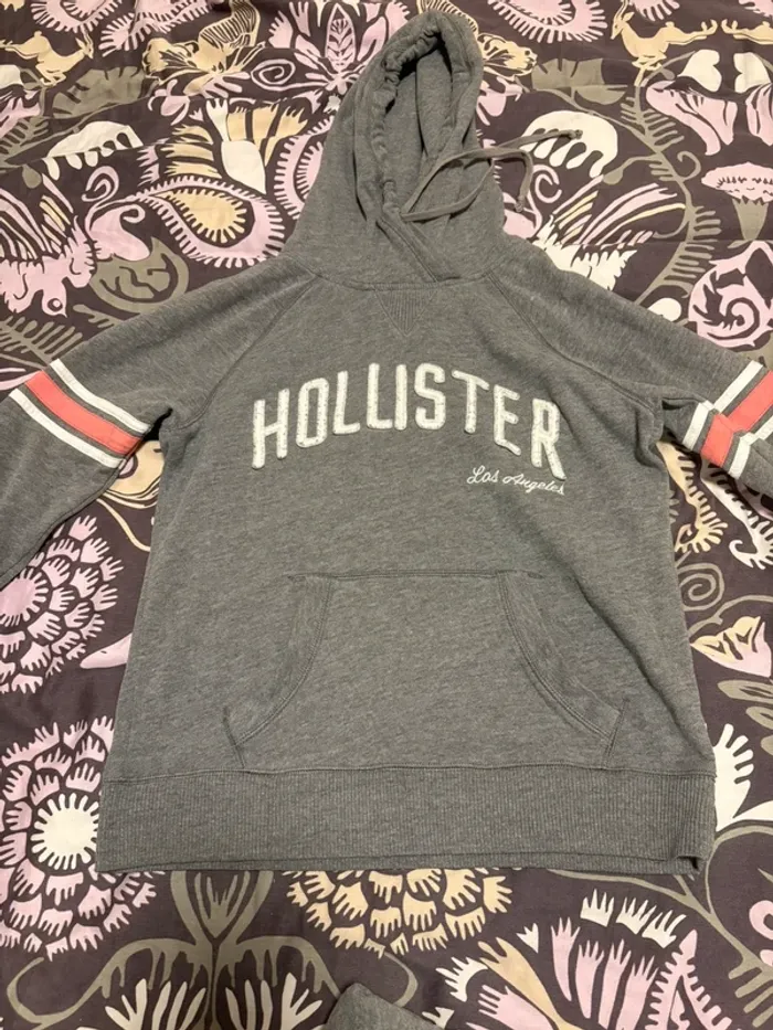 Lot de 2 sweats à capuche hollister taille s - photo numéro 2