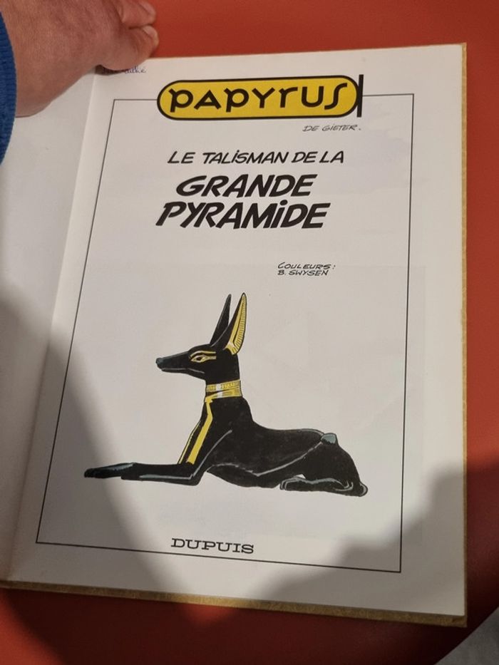 bd Papyrus tome 21 le talisman de la grande pyramide - photo numéro 4