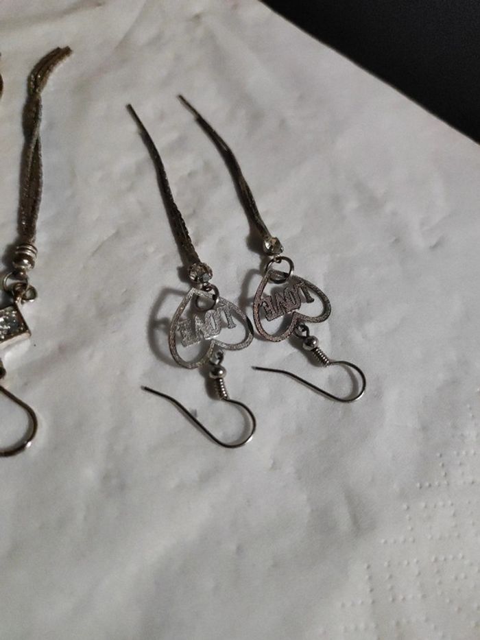 Boucles d'oreilles pendantes - photo numéro 2