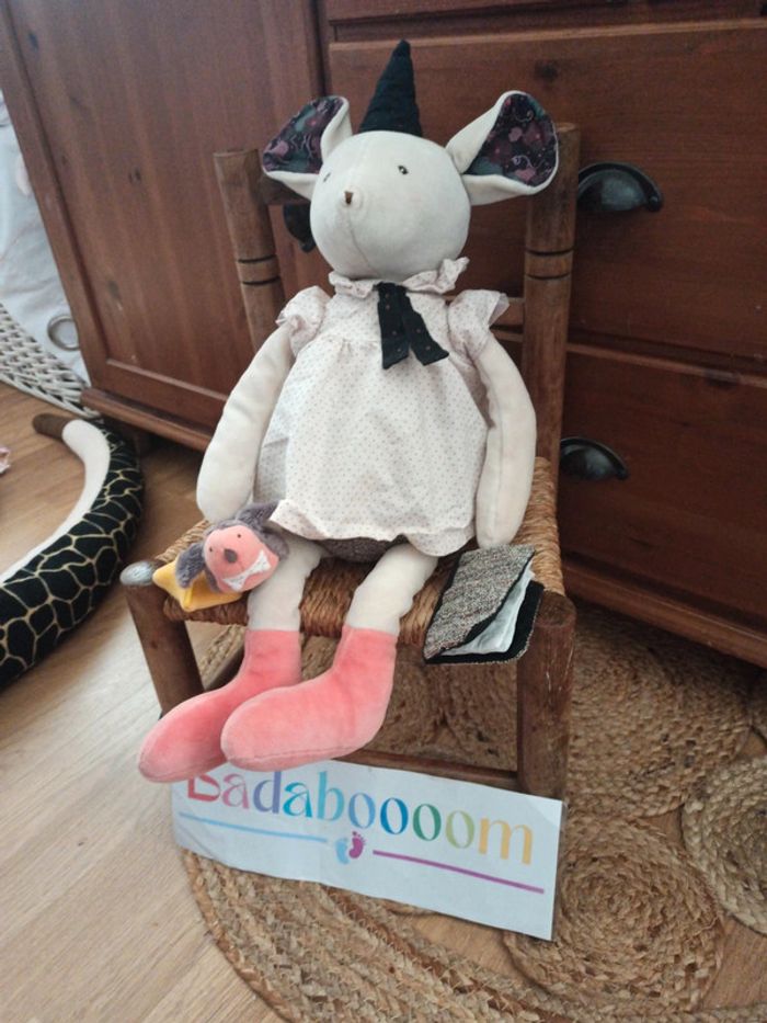 peluche d'activités grande souris il était une fois moulin roty - photo numéro 2