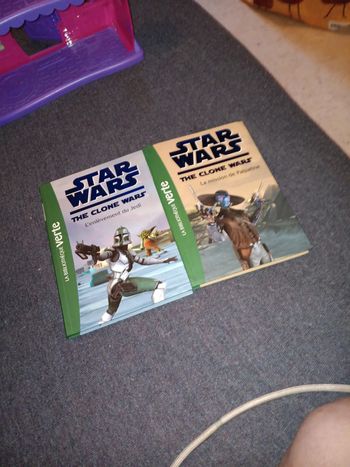 Lot 2 libre star wars bibliothèque verte un tac dans un livre