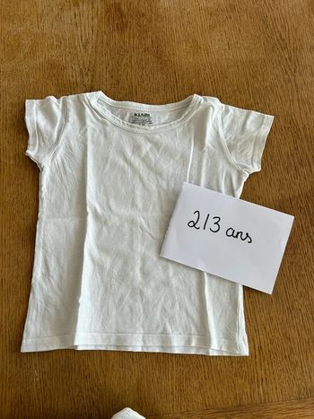 Teeshirt taille 2/3 ans
