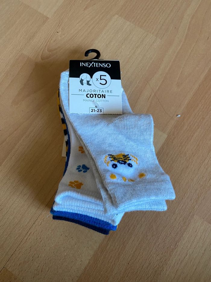 Lot de 5 paires de chaussettes In Extenso Taille 21-23