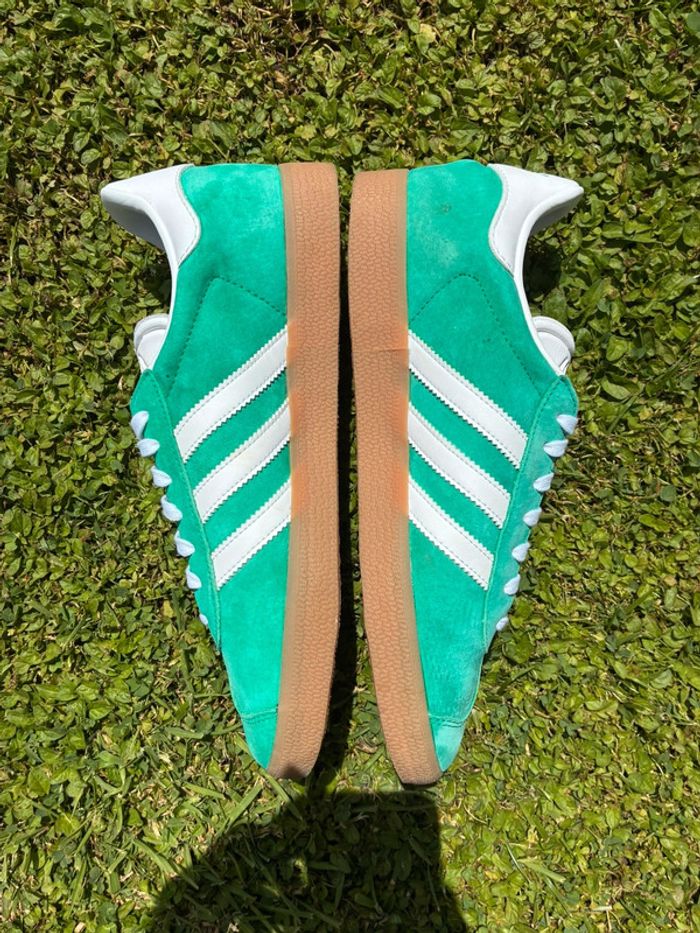 Baskets adidas gazelle verte pointure 43 très bon état avec boîte - photo numéro 4