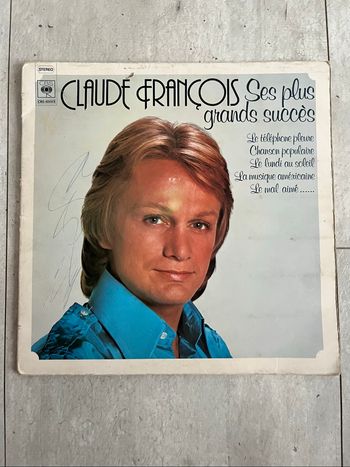 Disque 33 tours Claude François Ses plus grands succès