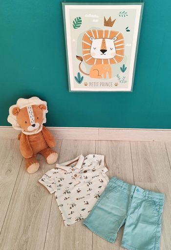 T-shirt+ short obaïbi 18 mois
