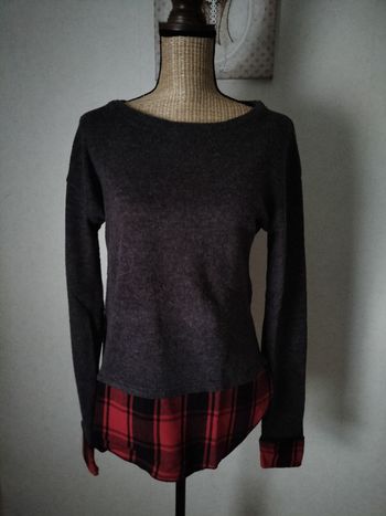 Pull motif écossais