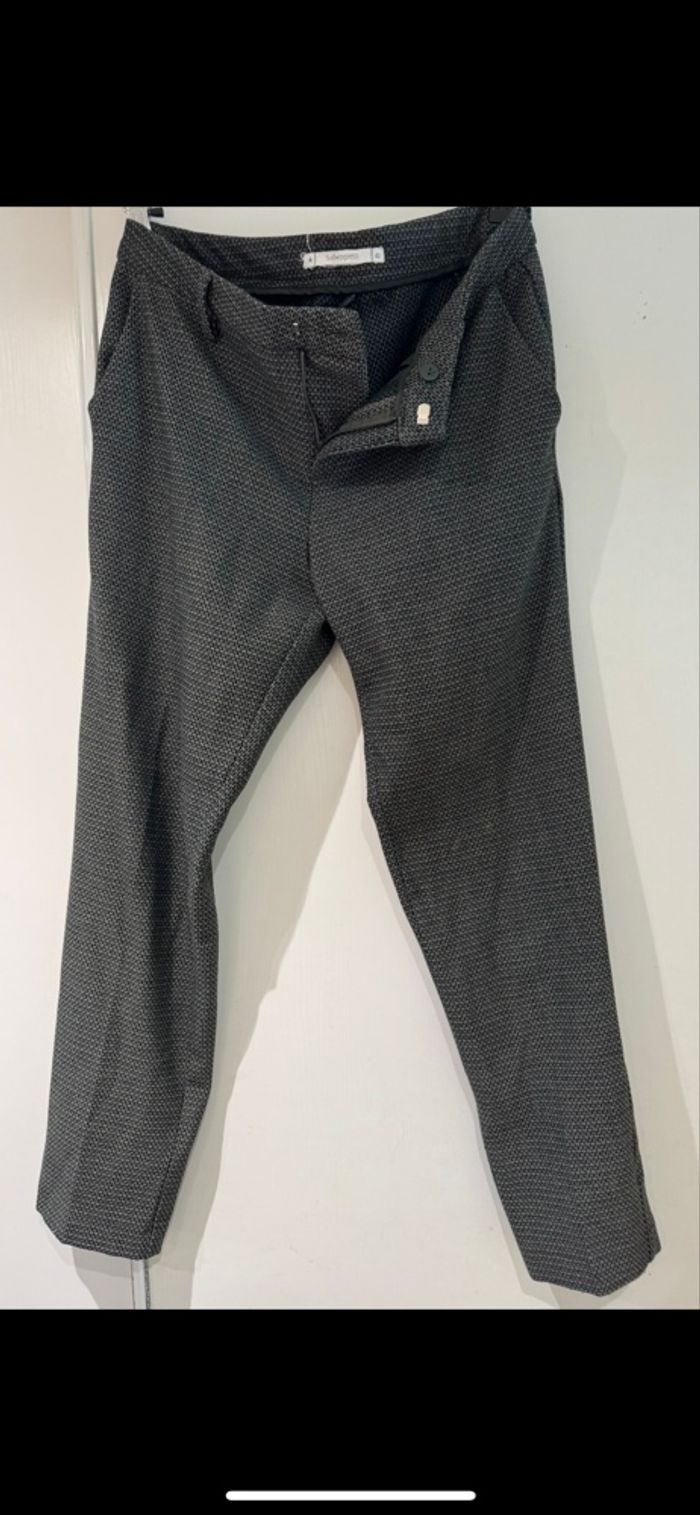 Pantalon, habillé, sud, express, vert beige - photo numéro 3