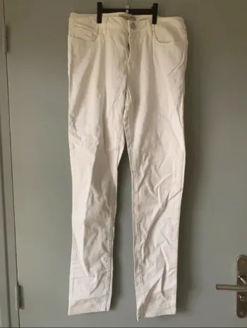 Pantalon jean blanc