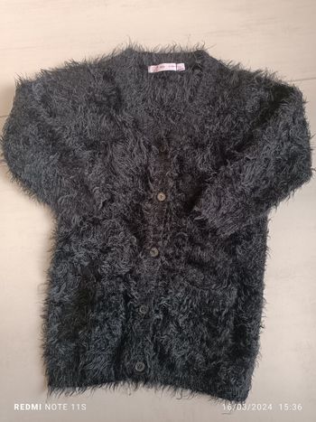 Gilet à poils longs