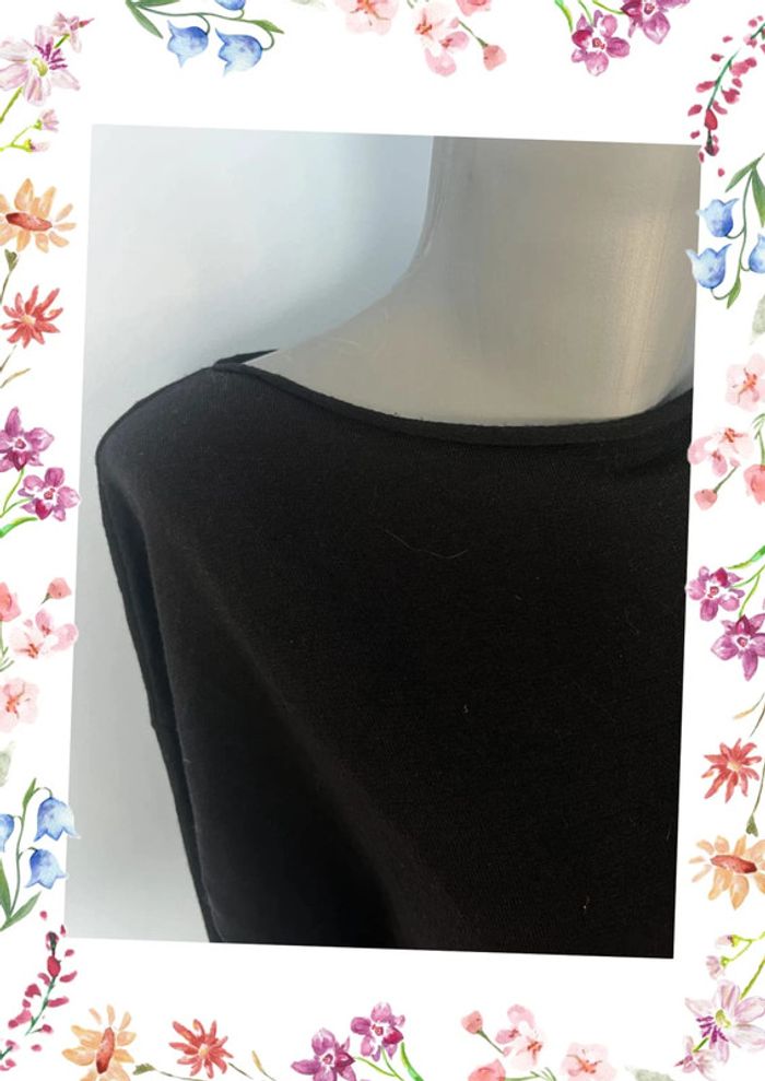 Pull Noir Sarah Pacini – Élégance Minimaliste & Confort Absolu 🖤 - photo numéro 4