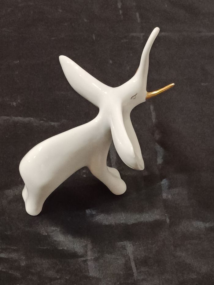 Éléphant porcelaine Hollohaza - photo numéro 3