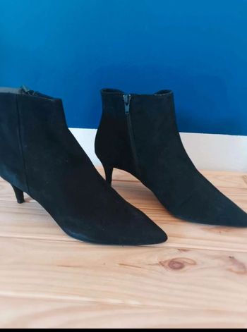 Bottines daim noir neuve Élodie taille 40