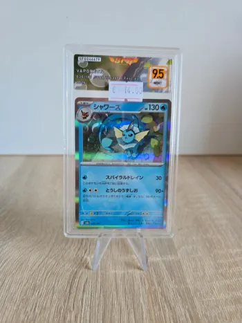 Carte gradée Vaporeon 9.5