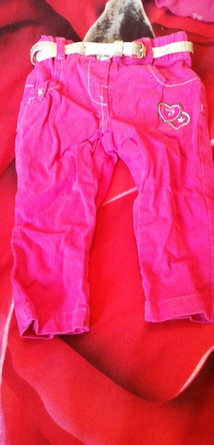 Jeans ceinture paillette