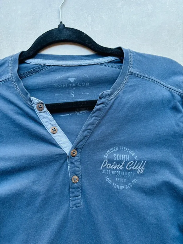 Magnifique t-shirt bleu Tom Tailor S - photo numéro 2