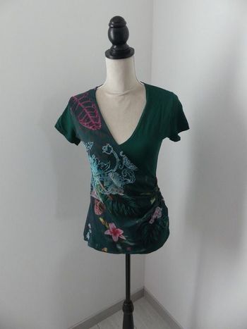 Top vert Desigual