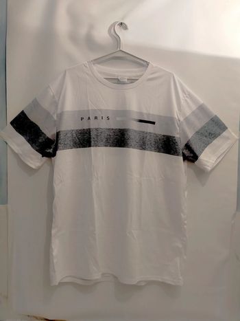 Joli t-shirt blanc XXL neuf