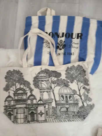 Totebag sezane tote bag collab inoui