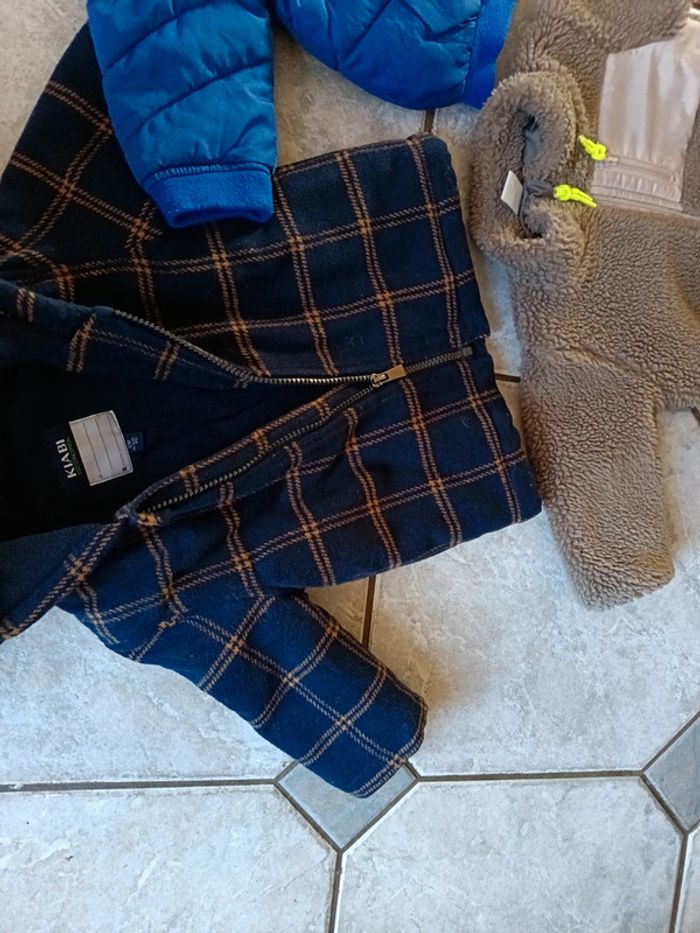 Lot veste manteau doudoune 9/12 mois tbe - photo numéro 7