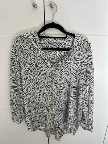 Blusa estampado cebra