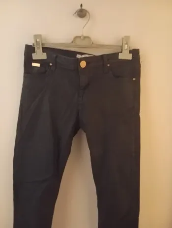 Jean slim effet ciré femme taille S
