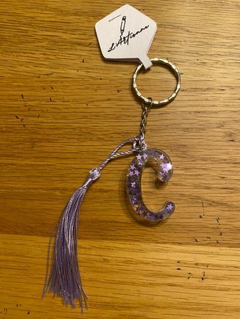 Porte clé Lettre c
