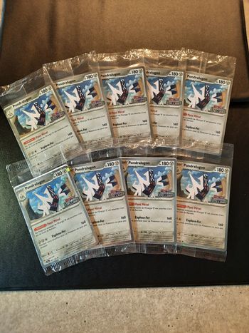 Carte Pokemon Lot 9 Pondralugon 107/142 Ecarlate et Violet Couronne Stellaire scellé FR