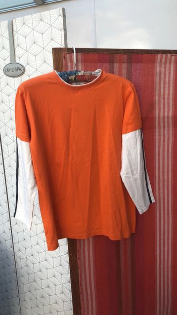 Tee-shirt manches longues garçon 14 ans