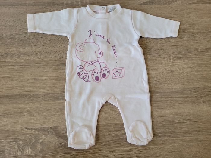 Lot de 3 pyjamas fille en 1 mois - photo numéro 2