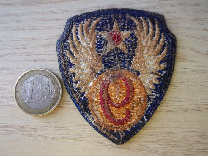 écusson patch US 9th Air Force USAAF brodé WWII - insigne REPRO ! - photo numéro 2