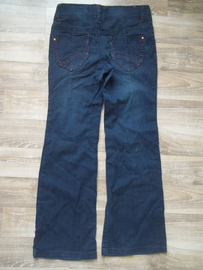 Jean bootcut bleu marine Caprice de Fille 10 ans - photo numéro 5