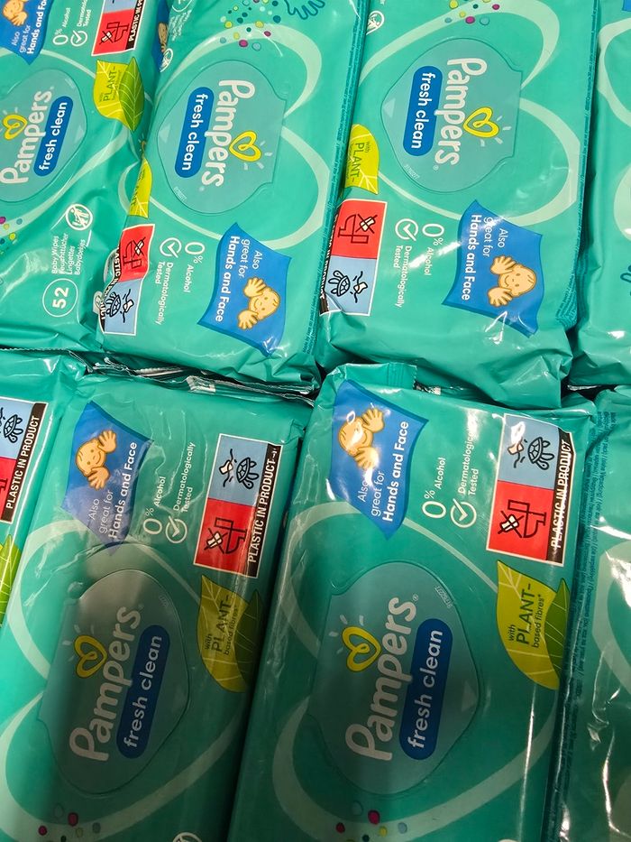 Lingettes bébé pampers