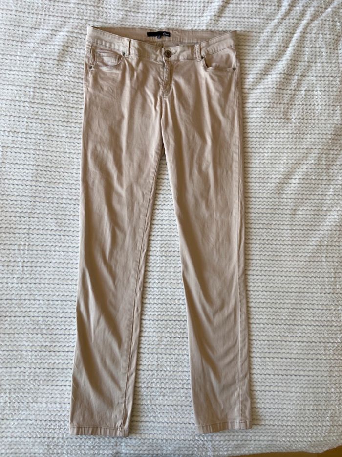 Lot de 3 pantalons coton taille basse / Taille 42 - photo numéro 2