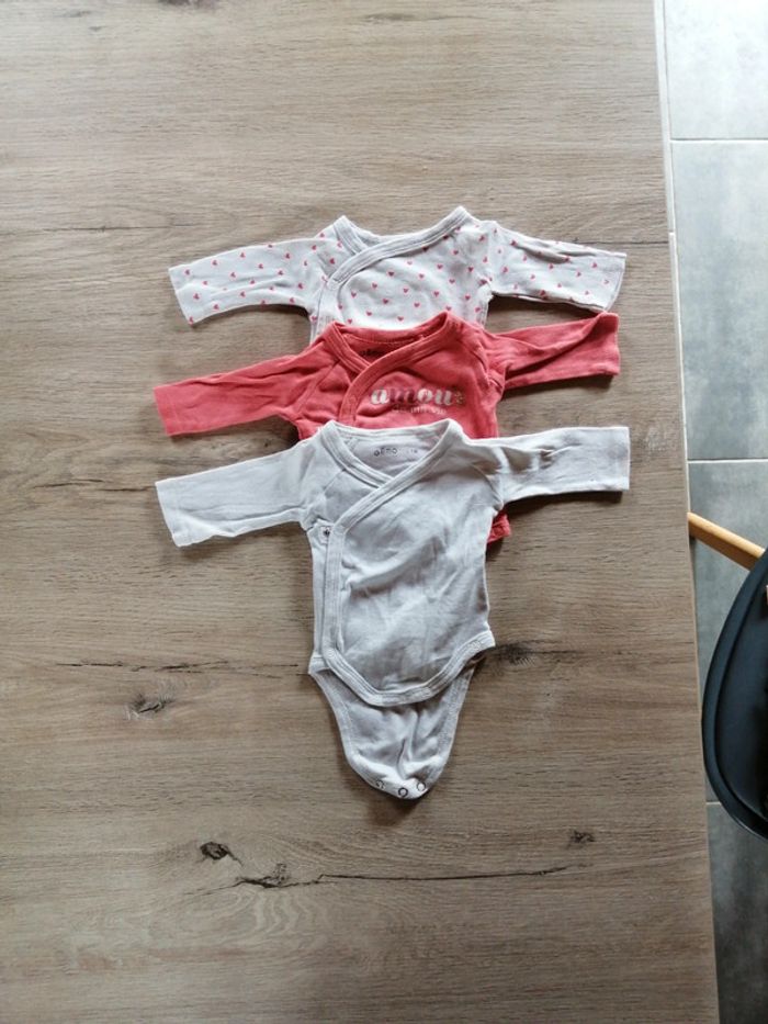 Bodies manches longues 1 mois