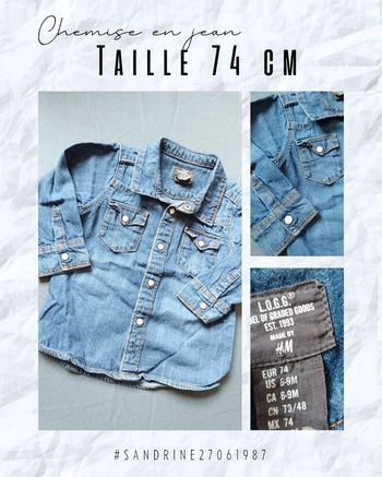 Chemise en jean