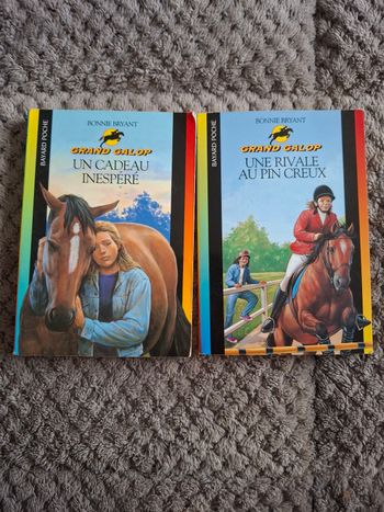 Lot de 2 livres collection Grand Galop de Bonnie Bryant en bon état