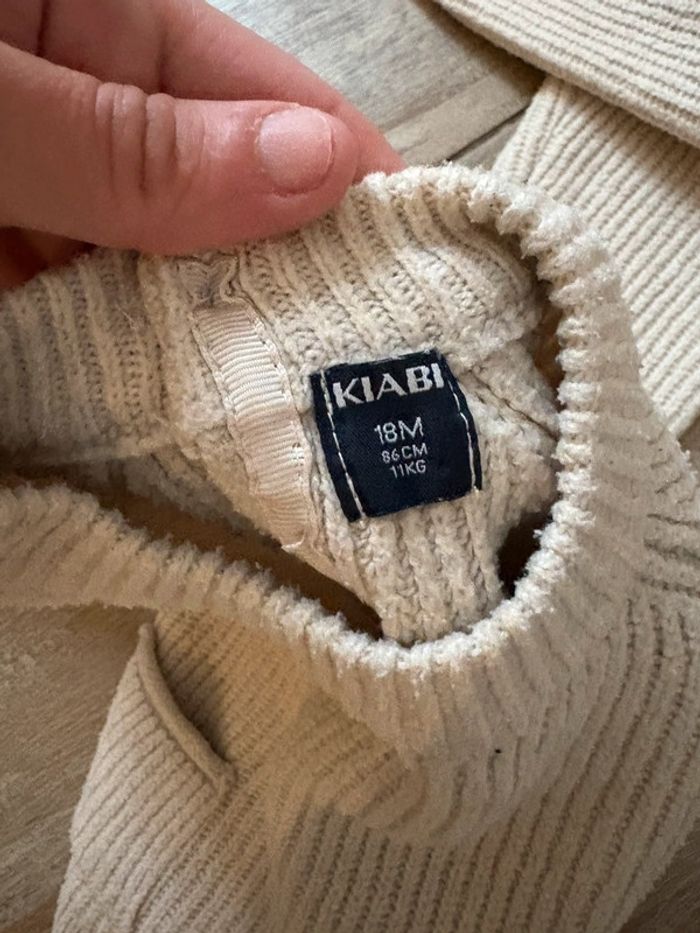 Ensemble en laine pull et pantalon beige - photo numéro 5