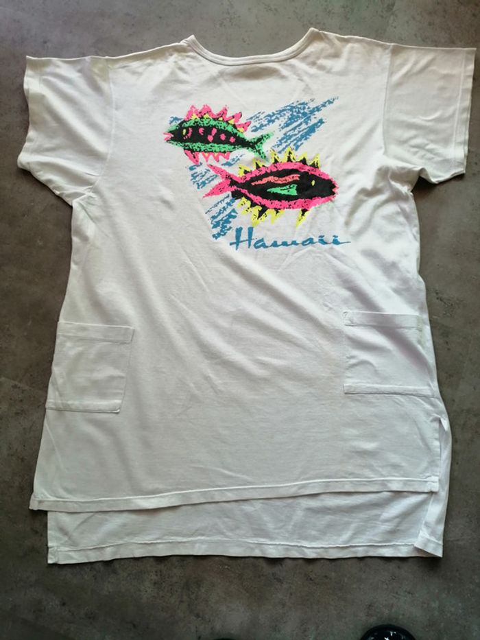 T shirt ou chemise de nuit imprimé Hawai