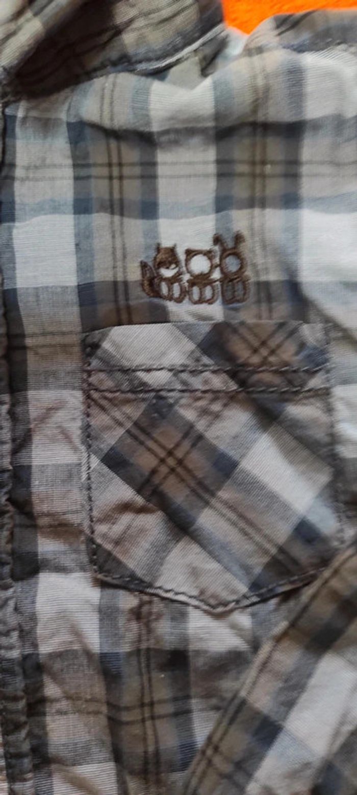 Chemise doublé manches longues Obaïbi 23 mois 86 cm - photo numéro 3