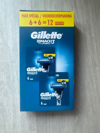 Pack 12 lames Gillette Mach 3 turbo neuf