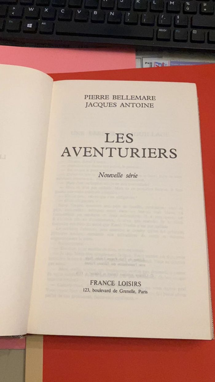 Livre. Les Aventuriers. Nouvelle série. Pierre Bellemarre et Jacques Antoine. - photo numéro 3
